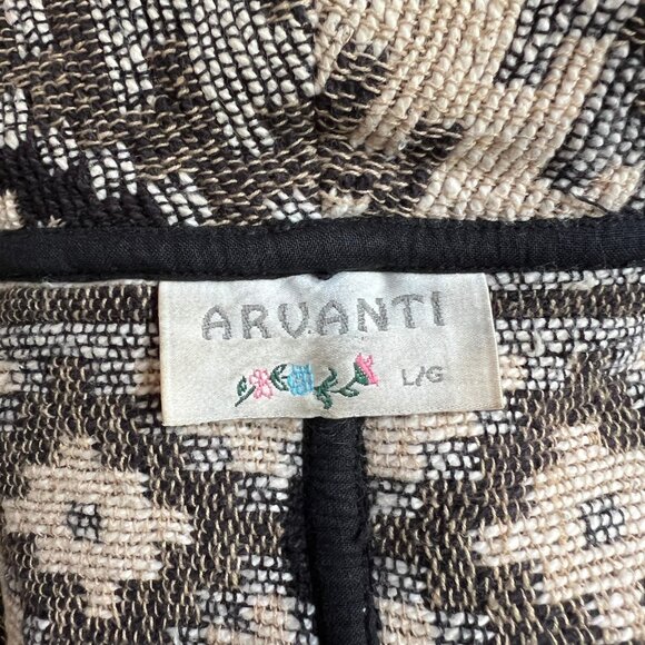 Vintage Cropped Fringe Coastal Cowgirl Oversized Blazer Jacket Coat Boho Western - Picture 5 of 8